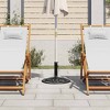 vidaXL Umbrella Base Black 18.9"x18.9"x13" Cast Iron - 2 of 4