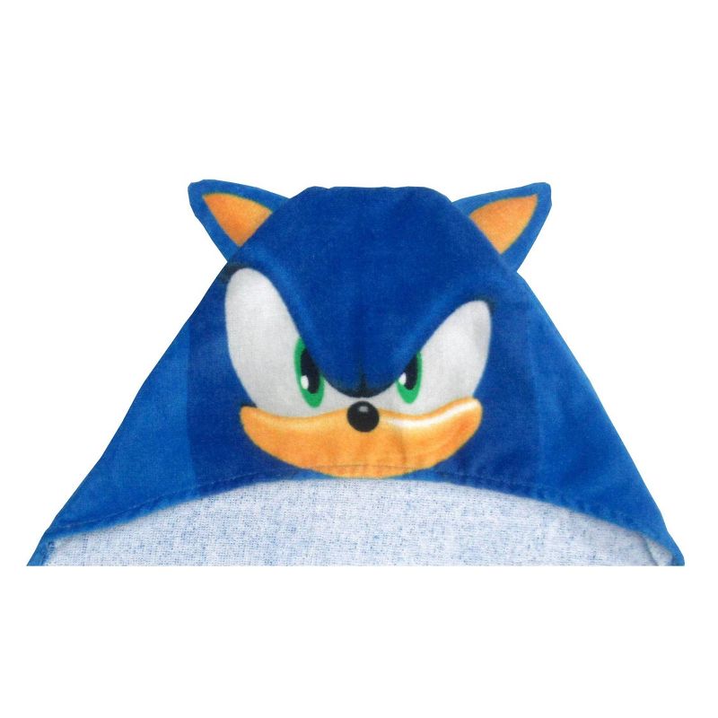 Sonic the Hedgehog Kids&#39; Hooded Bath Towel, 2 of 3