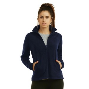Sofra Women's Polar Fleece Full Zip Up Winter Jacket - 1 of 4