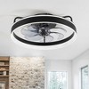 Airsurfer 20-Inch Black Ceiling Fans with Remote - 2 of 4
