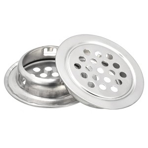 Unique Bargains Stainless Steel Dust-Proof Mesh Hole Circular Soffit Vent 18 Pcs - 1 of 4