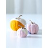 Shiraleah Set Of 3 Assorted Felt Mulicolor Decorative Pumpkins - 2 of 4