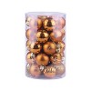 4CM Christmas Ball Ornament Set with 34 Pcs for Holiday Wedding Christmas Decor - 2 of 4