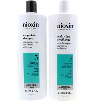 Nioxin sold system 1. Shampoo & Conditioner both 33.8oz sizes