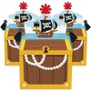 Big Dot of Happiness Pirate Ship Adventures - Treat Box Party Favors - Skull Birthday Party Goodie Gable Boxes - Set of 12 - 2 of 4