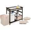 Badger Basket Modern Baby Changing Table with Hamper and 3 Baskets - 4 of 4