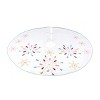 54" Multicolor HGTV Home Collection Boho Velvet Snowflake Embroidered Tree Skirt - National Tree Company - 4 of 4