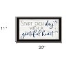 HomeRoots Grateful Heart Black Framed Print Wall Art - 3 of 3