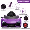 Jojoka 12V Ride On Car Licensed Lamborghini Revuelto Battery Powered Sports Car Toy w/ Bluetooth,Music,Remote Control,Headlight - 3 of 4
