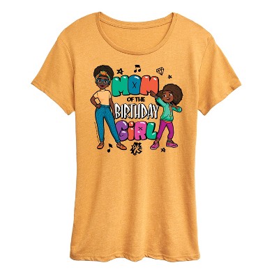 Women's - Karma's World - Mom of the Birthday Girl Short Sleeve Graphic T-Shirt