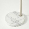 Brightech Mason Mid-century (includes Led Light Bulb) Marble Base Arc ...