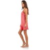 Casual Nights Women's Sleepwear Lace Trim Slip Camisole Nightie - 2 of 4