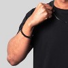Crucible Men's Knife Edge Curb Chain Black Steel Bracelet - 3 of 4