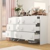 Famapy Large White 6 Drawer Chest of Drawers Double Handle Design Dresser for Bedroom - 2 of 4