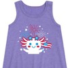 Girls' - Instant Message - Americana Graphic Sleeveless Aline Dress - 2 of 4