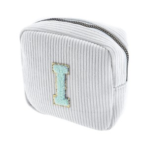Unique Bargains Letter I Pattern Makeup Bag 1 Pc - 1 of 4