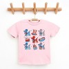 The Juniper Shop Patriotic Balloon Animal Chart Youth Short Sleeve Tee - 2 of 4