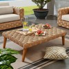 Modway Thames Outdoor Patio Wicker Outdoor Patio Rattan Coffee Table - 3 of 4