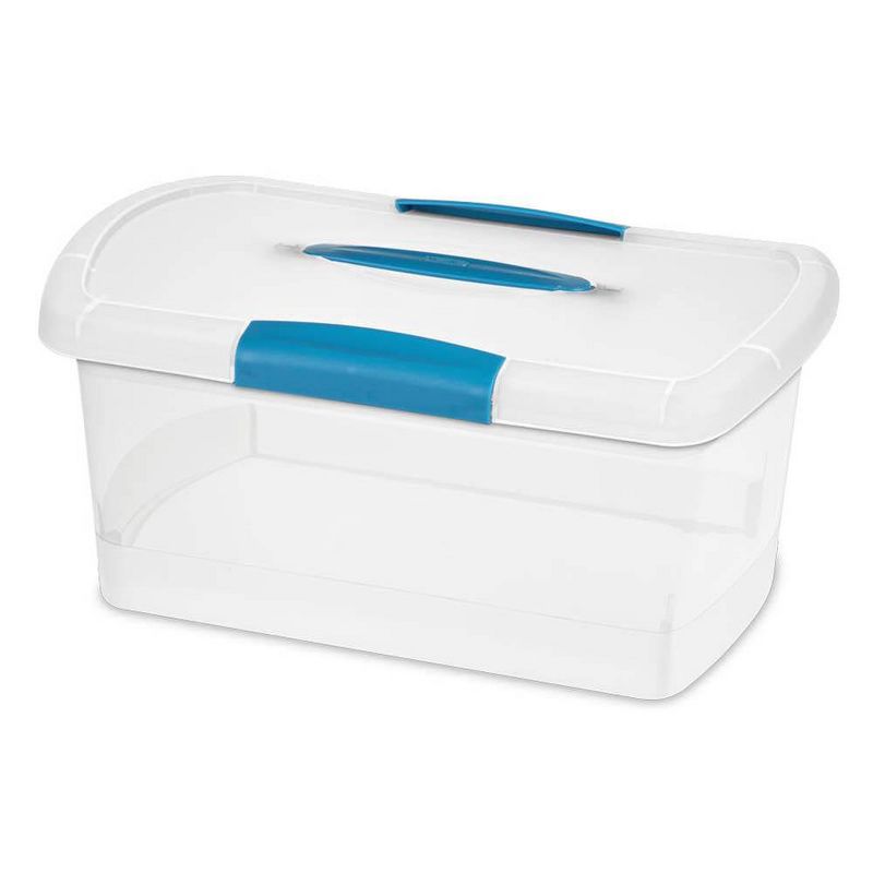 Sterilite Nesting ShowOffs Clear File Box w/ Latches, 2 of 5