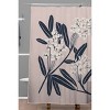 Megan Galante Boho Botanica Shower Curtain Brown - Deny Designs: Polyester Microfiber, Botanical Pattern, Machine Washable - 2 of 3