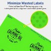 Avery Printable Round Labels, Neon Green, 2.75" Diameter, 60ct - 4 of 4