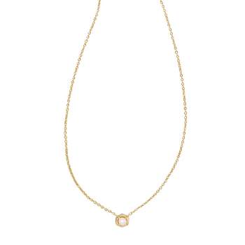 Kendra Scott Liesel White Pearl Pendant Necklace