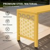 Karl Home | 39.3-Inch Patio Metal Bench - 2 of 4