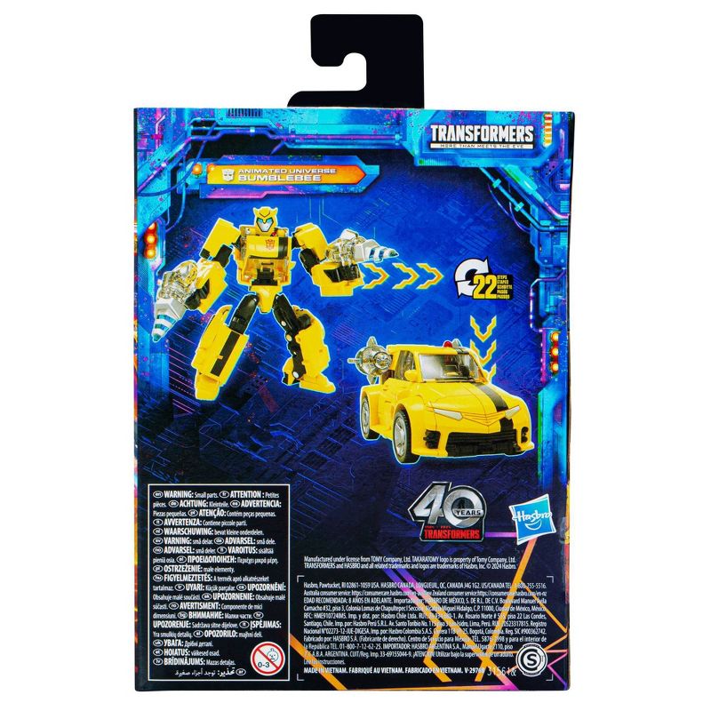 Transformers Legacy United Animated Universe Bumblebee Action Figure, 6 of 11