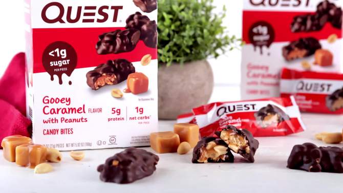 Quest Nutrition Gooey Caramel Candy Bites - 8ct, 2 of 15, play video