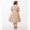 Unique Vintage Women's Plus Shirt Dress - 3 of 4