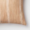 Woven Striped Square Throw Pillow Camel/Cream - Threshold™ designed with Studio McGee - image 3 of 4