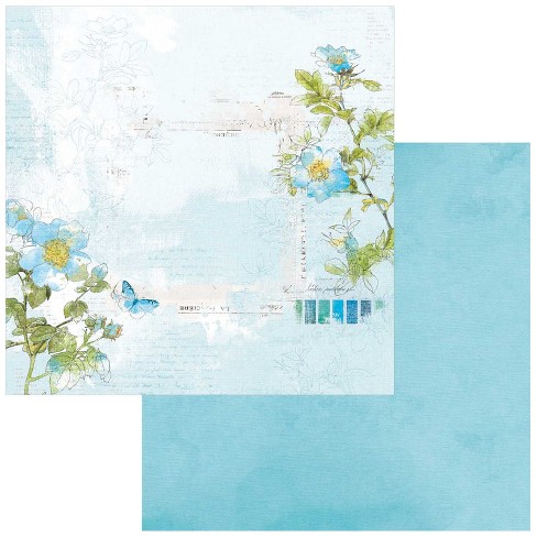 Color Swatch: Ocean Double-sided Cardstock 12x12-#1 : Target