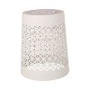 MOEPISY Patio End Table Ceramic Tile White - 2 of 4