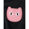 MyKids-Usa Cat Face Cartoon Pattern Girls T-Shirt In European And American Style For Summer - 4 of 4