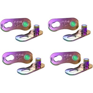 SRAM RED PowerLock Flattop Chain Connector Link - 12/13-speed (Road Only), Rainbow, 4 Pack, D1 - 1 of 1