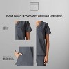 Members Only Women's Scrub Top With Double Chest And Pouch Pocket - 4 of 4