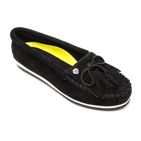 Good Minnetonka Moccasins Black 5.5