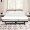 CENGHU Metal Adjustable Bed Frame, Full Bed Frame with Head and Foot Incline Wireless Remote Zero Gravity Quiet Motor, Antique Black, Full - 3 of 4