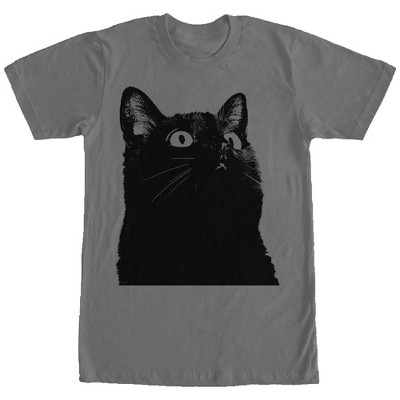 Men's Lost Gods Black Cat Profile T-shirt : Target