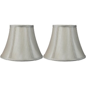 Urbanest Faux Silk Softback Bell Lamp Shade, 5" Top x 9" Bottom x 7" Slant - 1 of 4
