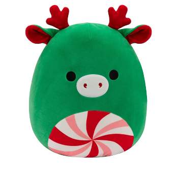 Squishmallows 12" Green Moose with Peppermint Swirl Belly Medium Plush