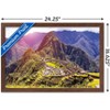 Trends International Wonders of the World - Machu Picchu Framed Wall Poster Prints - 3 of 4