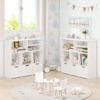 Toy Storage Cabinet with Drawers, Children's Toy Shelf Kids Bookcase Floor Storage Organizer, Large Open Bookhelf for Playroom,Bedroom,Nursery School - 3 of 4