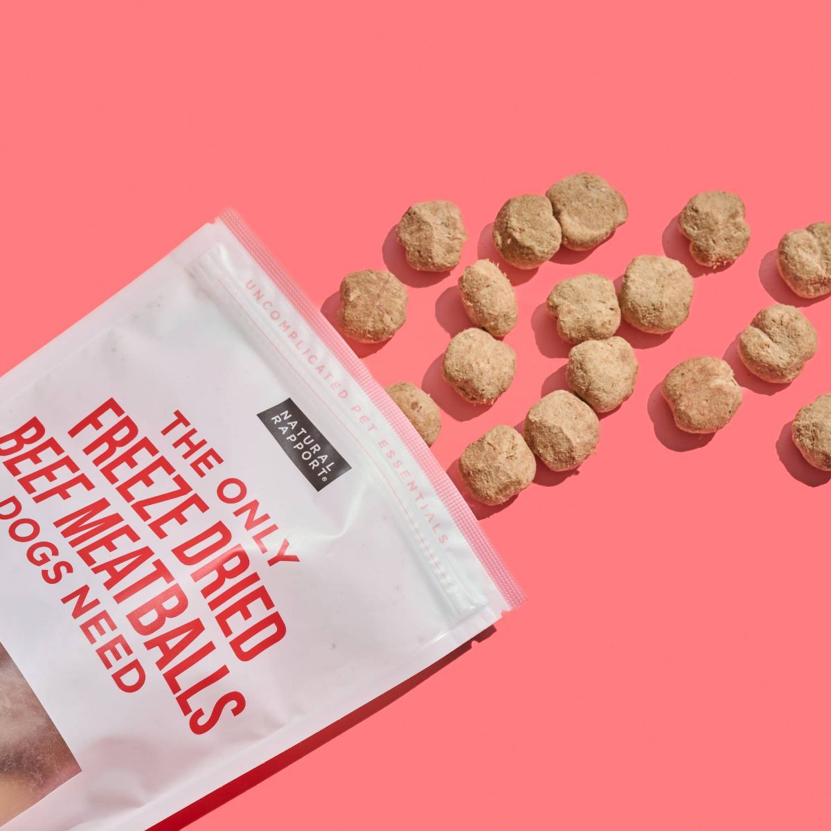 Natural Rapport The Only Freeze Dried Meatballs Dog Treats - 4oz - thumbnail 3