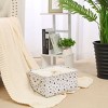 PiccoCasa Foldable Linen Fabric Drawstring Closure Closet Decorative Storage Bins - 2 of 4