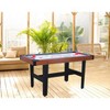 VYNXARIA 48¡å 3-in-1 Multi Game Table - Combo Game Table Set - Billiards/Pool, Glide Hockey and Table Tennis for Home, Game Room, Friends and Family - 4 of 4