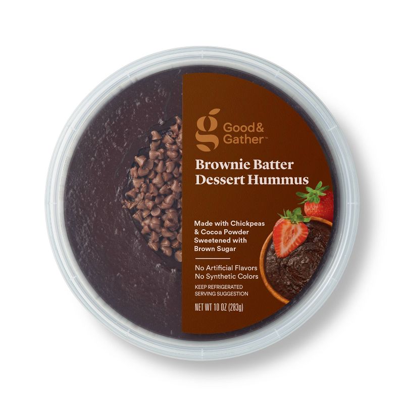 Brownie Batter Dessert Hummus - 10oz - Good &#38; Gather&#8482;, 1 of 11