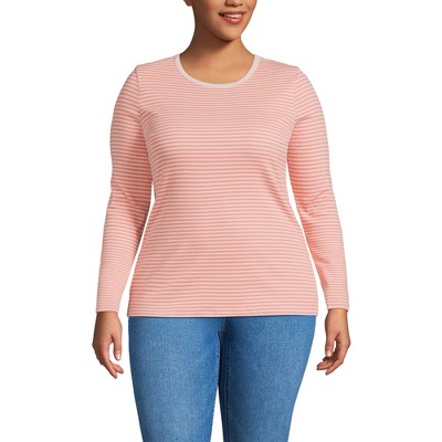 Lands' End Women's Cotton Rib T-shirt