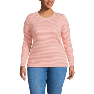 Lands' End Women's Cotton Rib T-shirt - 1 of 3
