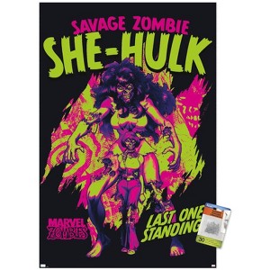 Trends International Marvel Zombies - Savage Zombie She-Hulk Unframed Wall Poster Prints - 1 of 4